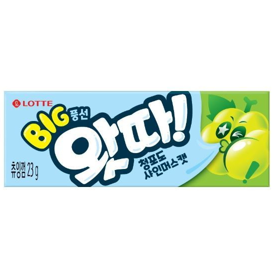 롯데웰푸드 왓따 청포도 샤인머스캣맛 23g (16개)_이미지