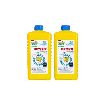 월성 WM85MV72 스폰지밥 비눗방울 850ML 리필액 일반용 버블건