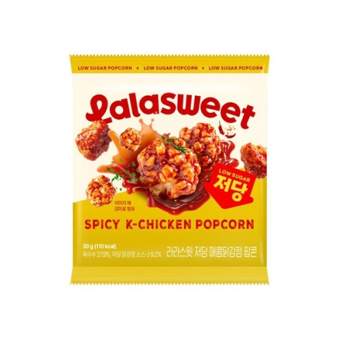 라라스윗 저당 매콤닭강정 팝콘 30g (15개)_이미지