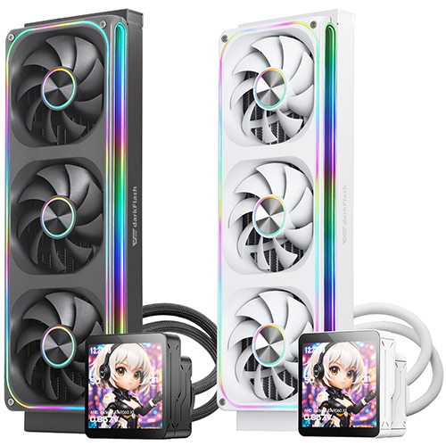 darkFlash WAVE DV360S MAX ARGB 디스플레이 (화이트)