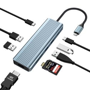 닌텐도 스위치 도킹 스테이션 휴대용 TV 어댑터 독 OLED용 스팀덱 4K30Hz HDMI 2.0 USB 3.0 포트 여행용 도크.._이미지