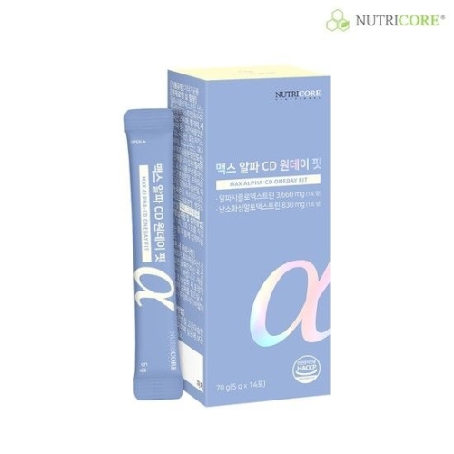 뉴트리코어 맥스 알파 CD 원데이 핏 5g 14포 (1개)