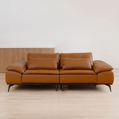 파찌홈 바흐 모션 슬라이딩 천연가죽 소파 3인용