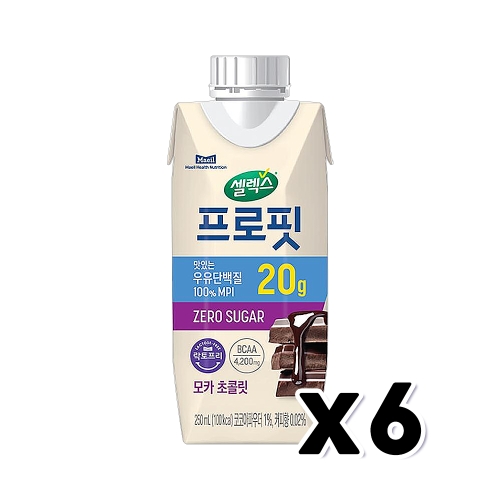 매일유업 셀렉스 프로핏 모카 초콜릿 250ml (6개)_이미지