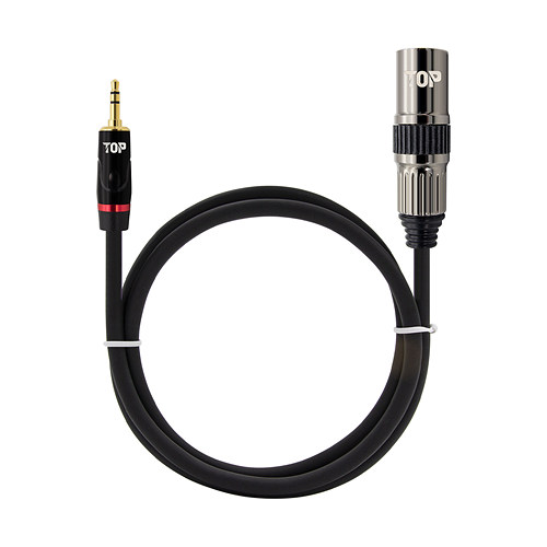 탑라인에이치디 HDTOP HT-TP 국산 3.5mm 스테레오 to XLR 캐논 수 케이블 (0.5m, HT-TP245)_이미지