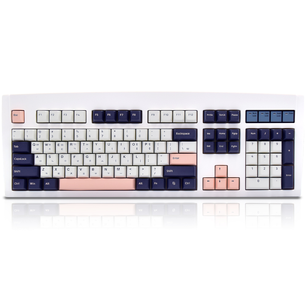 QSENN DT35 104 가스켓 유무선 기계식 화이트 (중고)_이미지