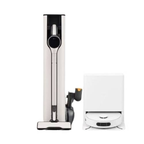 LG전자 오브제컬렉션 코드제로 로보킹 AI 올인원 B93BHB + 핸디스틱청소기 AX948BWE