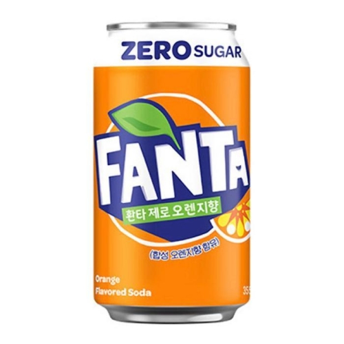 코카콜라음료 환타 제로 오렌지향 355ml (12개)_이미지