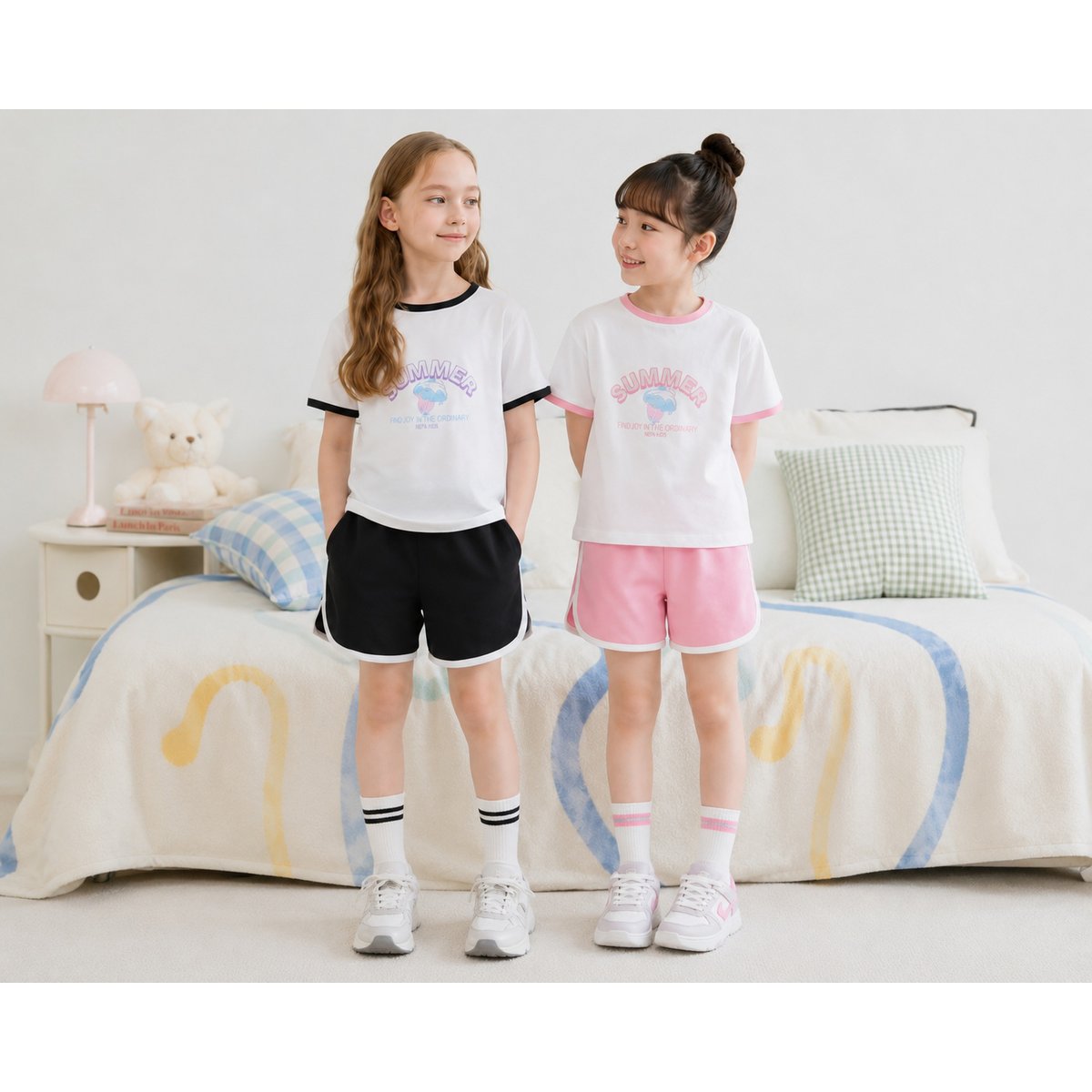 네파 신상 KM45952 여아 아이스크림 CP 상하세트_이미지