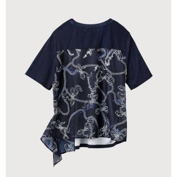 올리비아로렌 HC03 프린팅 패치 티셔츠 VOC AS4M 6126 32990786_이미지