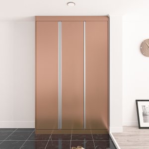 닥터씽크 제멜리 메탈브론즈 전면도어 현관장 (160cm)