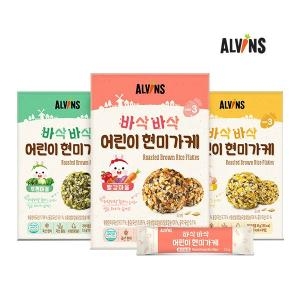  우리찬 엘빈즈 바삭바삭 어린이 현미가케 28g [3개]