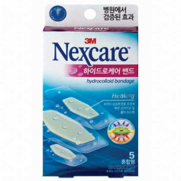 넥스케어 하이드로 케어 밴드 혼합 5매 (5팩(25매))_이미지