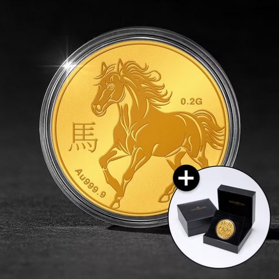 골드팡 행운의 붉은말 순금코인 0.2g이미지입니다. 누르면 해당 게시물로 새창이동합니다.