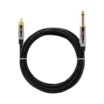 탑라인에이치디 HDTOP <b>RCA</b> to 5.5mm 모노 MM 메탈블랙 <b>케이블</b>