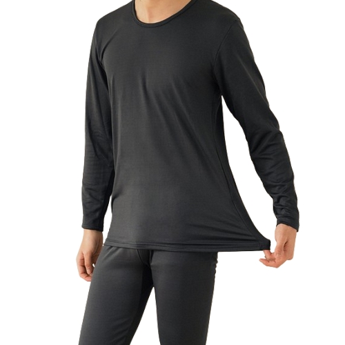 파란 남성 히트데이 초극세사 기모 내의 상하의 세트 (1세트)_이미지