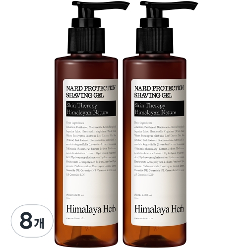 부케가르니 나드 카밍 프로텍션 쉐이빙젤 190ml (8개)_이미지