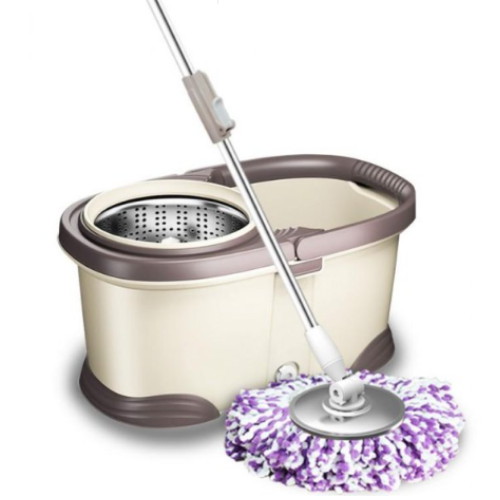 파워C-01 프리미엄 스텐페달통 + 밀대 세트