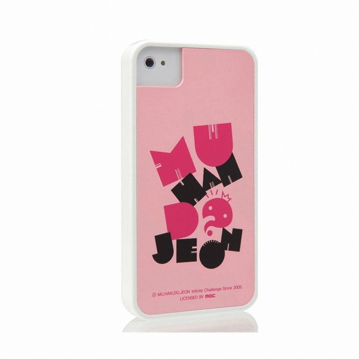 아이커버 DUES 무한도전 WHITE SERIES - SNOW PINK (아이폰4/4S)_이미지
