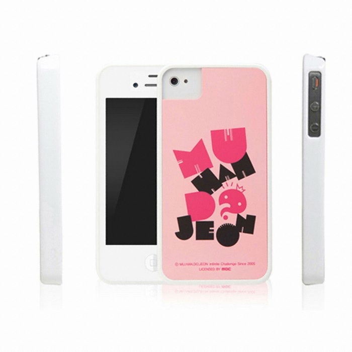 아이커버 DUES 무한도전 WHITE SERIES - SNOW PINK (아이폰4/4S)_이미지