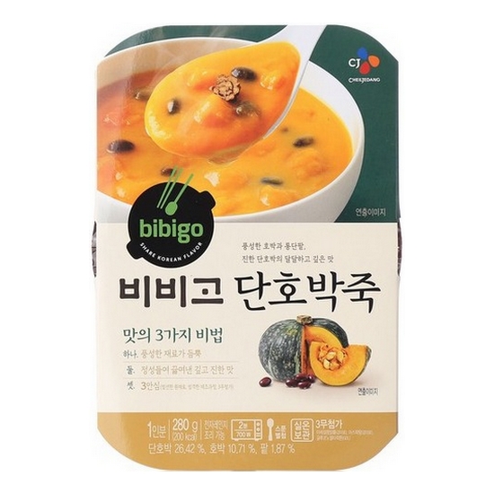 CJ제일제당 햇반 소프트밀 단호박죽 280g (18개)_이미지