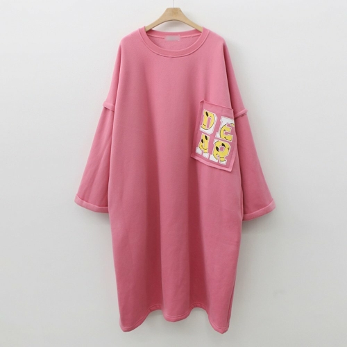 아이우먼 기모디어포켓롱원피스 POK627M312 빅사이즈