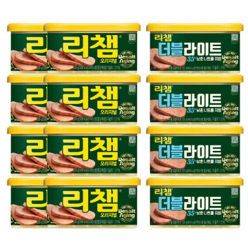 동원F&B 리챔 오리지널 200g 8개 + 더블라이트 200g 4개_이미지