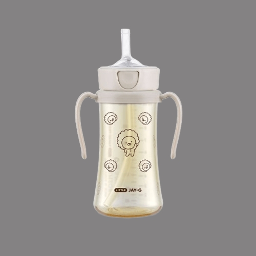 그로미미  PPSU 리틀 제이지 300ml 빨대컵 얼그레이 (1개)