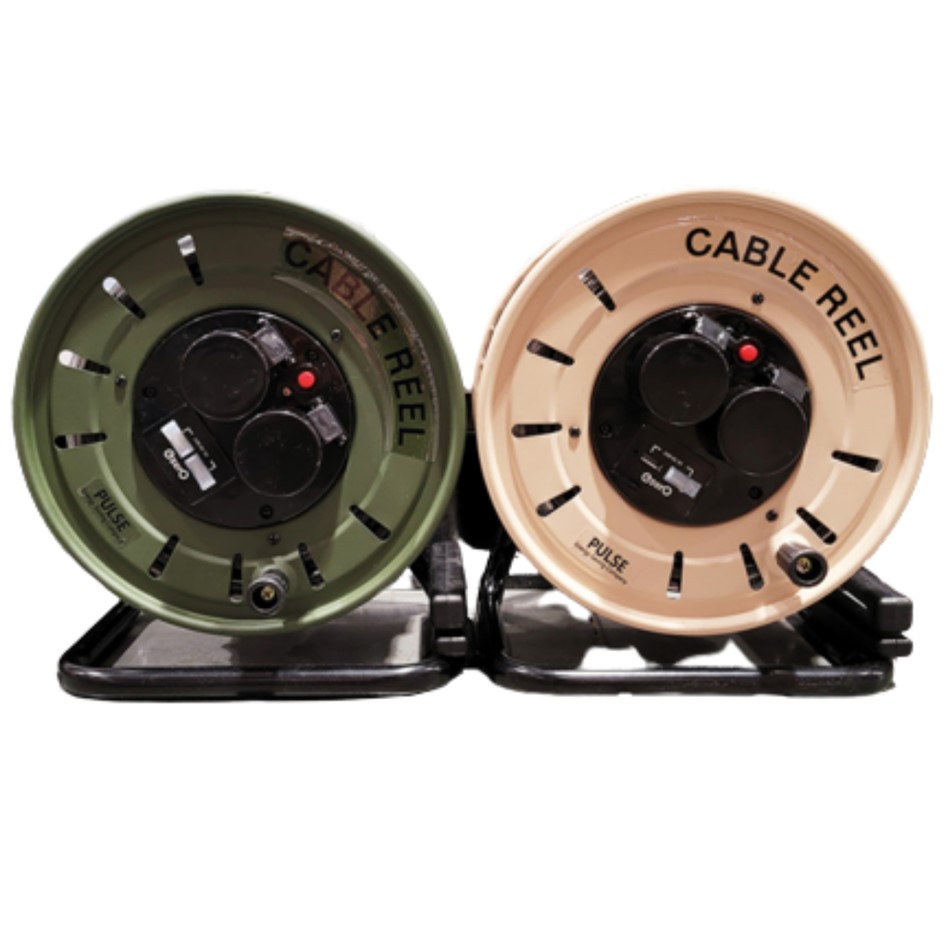 펄스일렉트로닉스 2구 16A USB 방우형 컴팩트 릴전선 (25m)