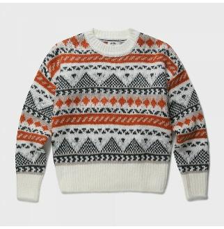 올젠 올리버 자카드 라운드 스웨터 ZLC4ER1108_이미지