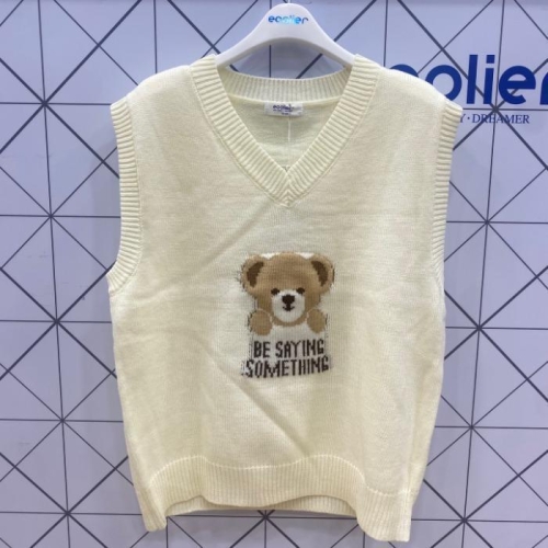 모다 오산동탄곰돌이 자카드 니트 조끼23A3052