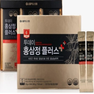 서울약사신협 6년근 투데이 홍삼정 플러스 스틱 10g 30포 (1개)_이미지