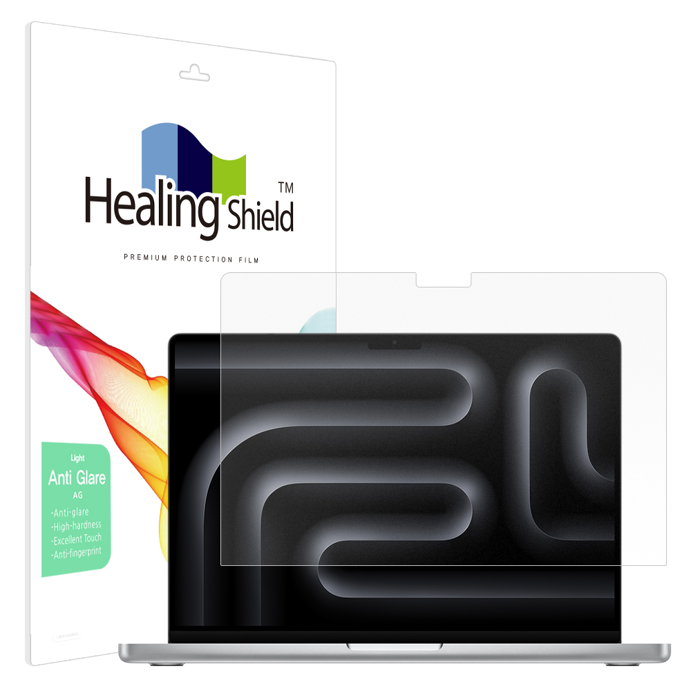 폰트리 힐링쉴드 애플 2025 맥북프로14 M5 저반사 Light 액정보호필름