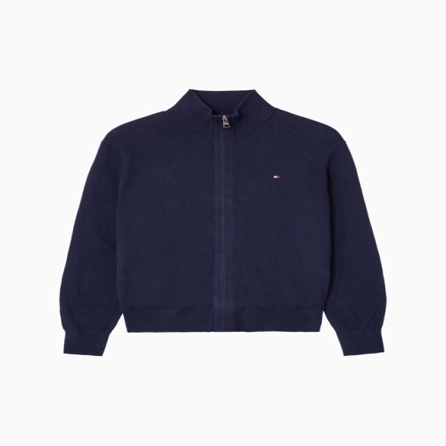 타미힐피거 남성 캐시미어 블렌드 집업 가디건_T12F7KCD130MT1 DW5_이미지