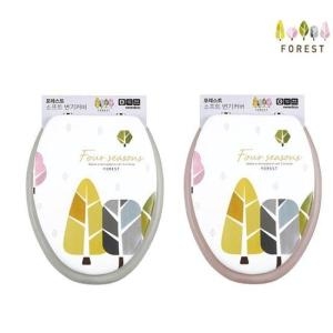 포레스트 변기커버 특대형 앞막힘 따뜻 W 욕실 화장실 샤워실