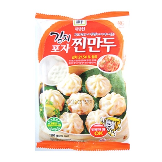 사조대림 대림선 김치 포자 찐만두 180g (5개)_이미지