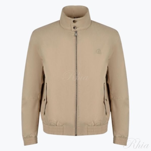 휴고보스 그린 더블 B 모노그램 코튼 블렌드 자켓 50531233 404