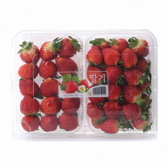 국내산 딸기 1.2kg (팩) (1개)_이미지