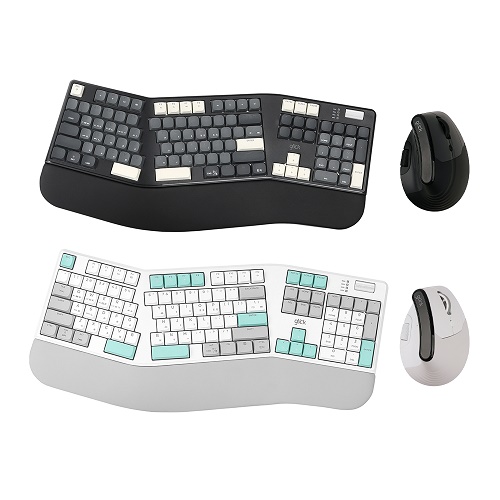 지클릭커 OFFICEPRO EMK550 무선 키보드 마우스 세트 (블랙)