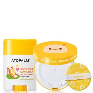 아토팜 톡톡 페이셜 선팩트+야외놀이 선스틱 2종세트이미지입니다. 누르면 해당 게시물로 새창이동합니다.