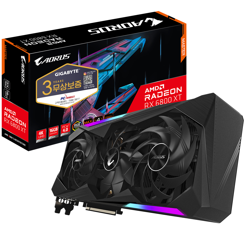 라데온 RX 6800 XT MASTER TYPE-C D6 16GB