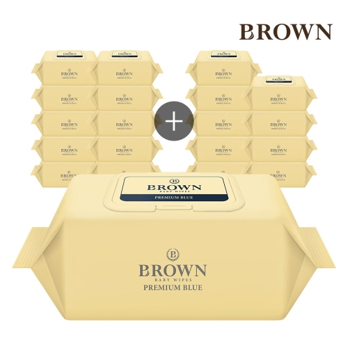 프리미엄 블루 물티슈 캡형 72매