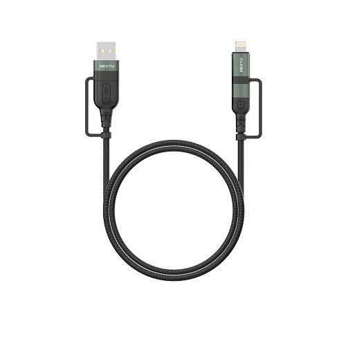 이지넷유비쿼터스 NEXTU 4in1 멀티 케이블 NEXT-ACCL6124X-60W (1.2m)_이미지