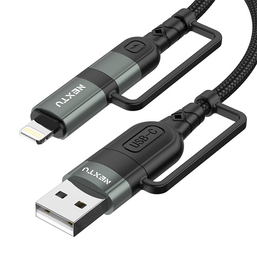 이지넷유비쿼터스 NEXTU 4in1 멀티 케이블 NEXT-ACCL6124X-60W (1.2m)_이미지