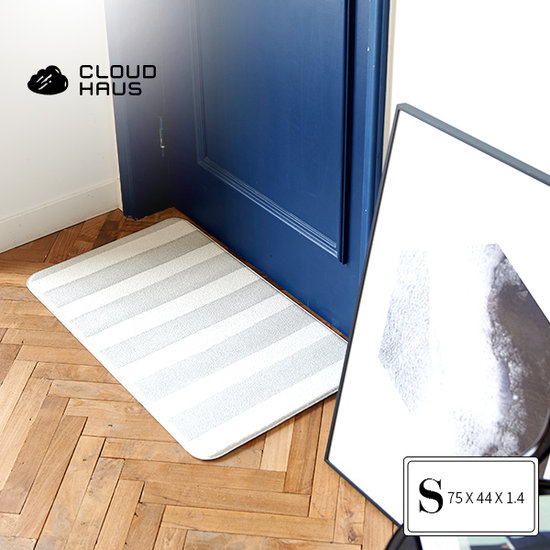 크림하우스프렌즈 클라우드 키친매트 워터라인 그레이 (75x44cm)_이미지