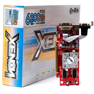 이엠텍 XENON 지포스 6200TC 128MB (S:256MB) LP_이미지