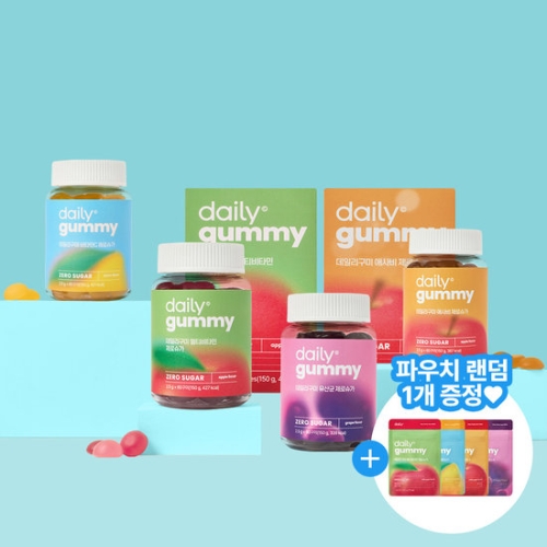 데일리 구미 멀티비타민 제로슈가 60구미