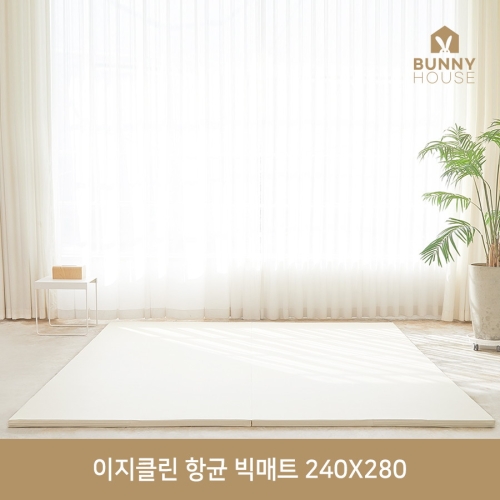 바니하우스 이지클린 2단 항균 빅매트 240x280