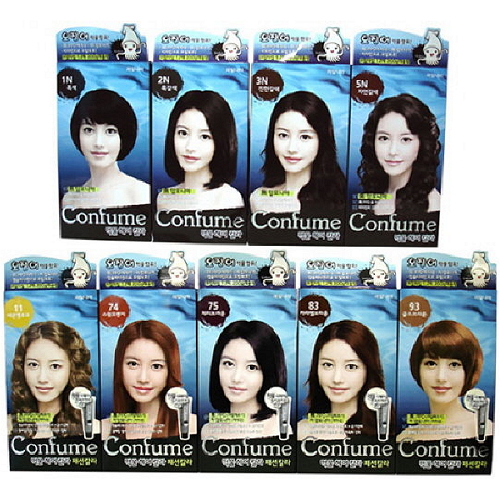 컨퓸 먹물 헤어 컬러 (2개)_이미지