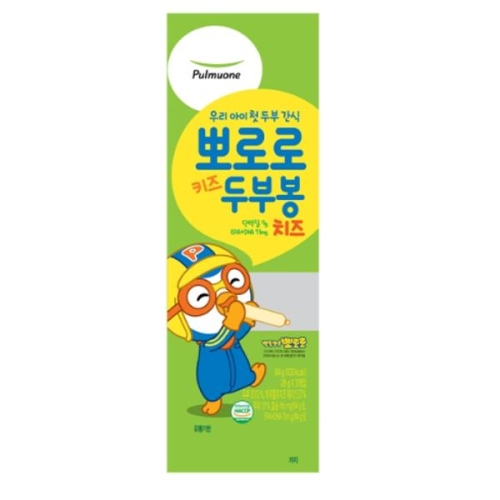 풀무원 뽀로로 키즈 두부봉 치즈 28g (3개)_이미지